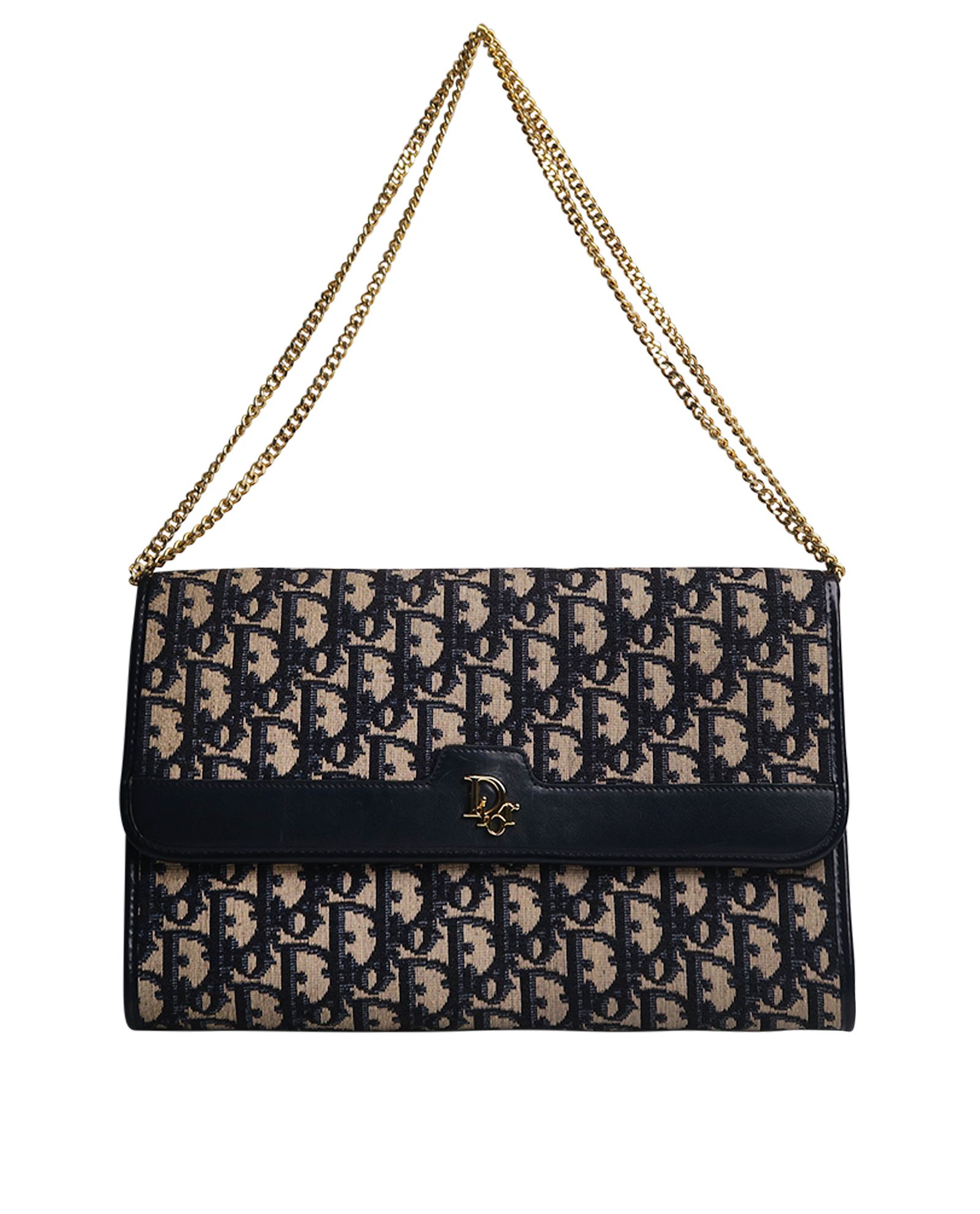 【美品】Chistian Dior  vintage handbag Dior Vintage Crystal Python Trimmed Satin Gambler Bag